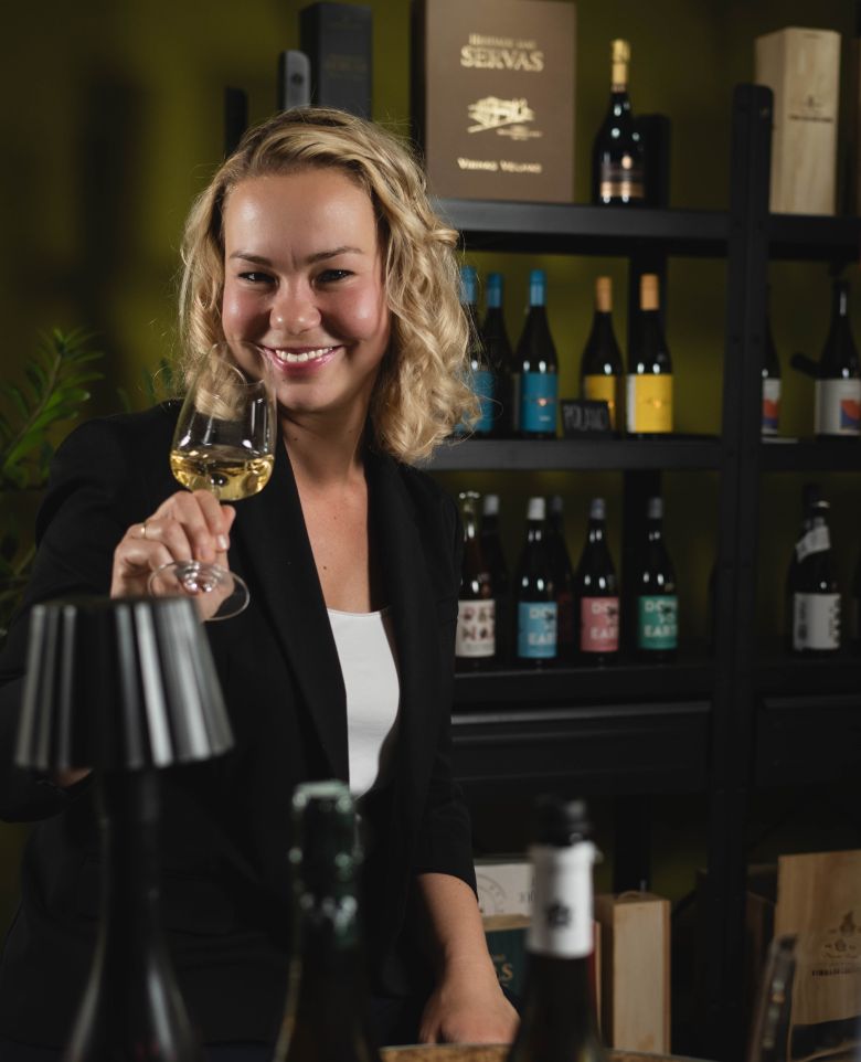 Leadership coaching with wine.