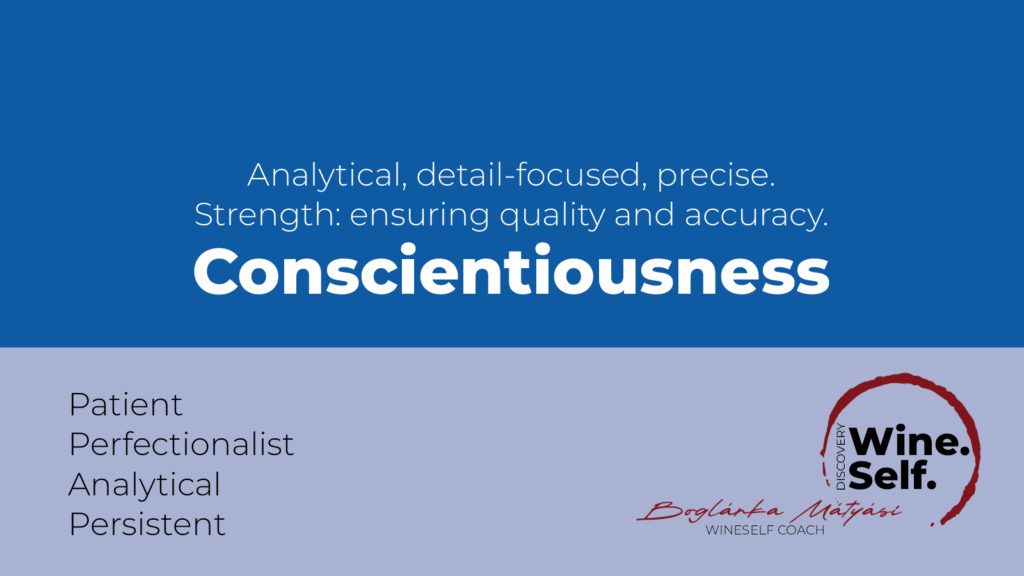 DISC personality test - Conscientiousness type.