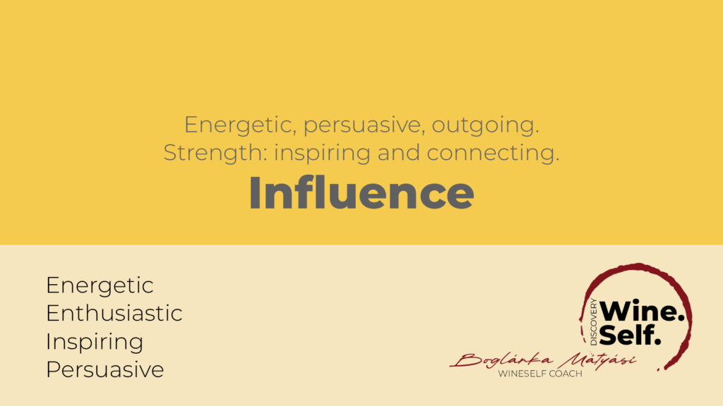 DISC personality test - Influence type.