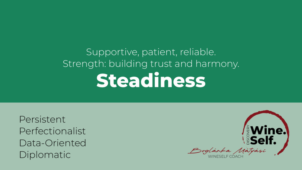 DISC personality test - Steadiness.